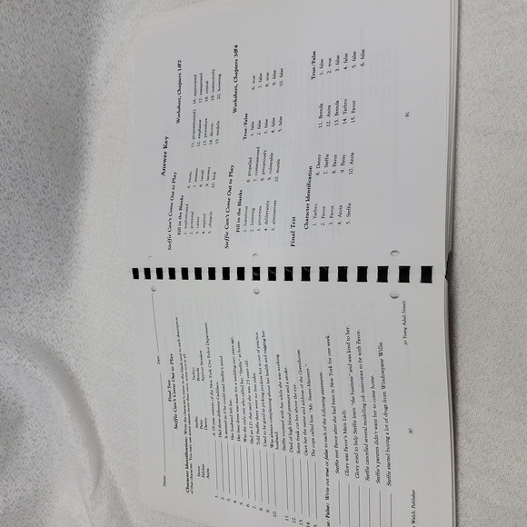 50 Young Adult Novels: Synopses , Worksheets, and Tests - VINTAGE - Picture 14 of 16